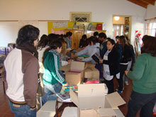 Biblioteca Patria Nº 20 en el Partido de Punta Indio a la Escuela Nº 3