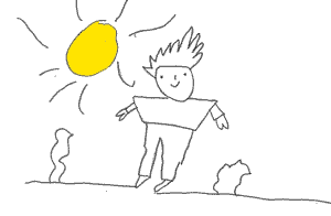 Este trabajo obtuvo una Mención Especial en Dibujo representando los Talentos "Ideales + Conciencia + Espiritualidad = Paz", y fue realizado por Facundo Abel Quiroga, Instituto Armonía Educación Especial, Acassuso, Buenos Aires.